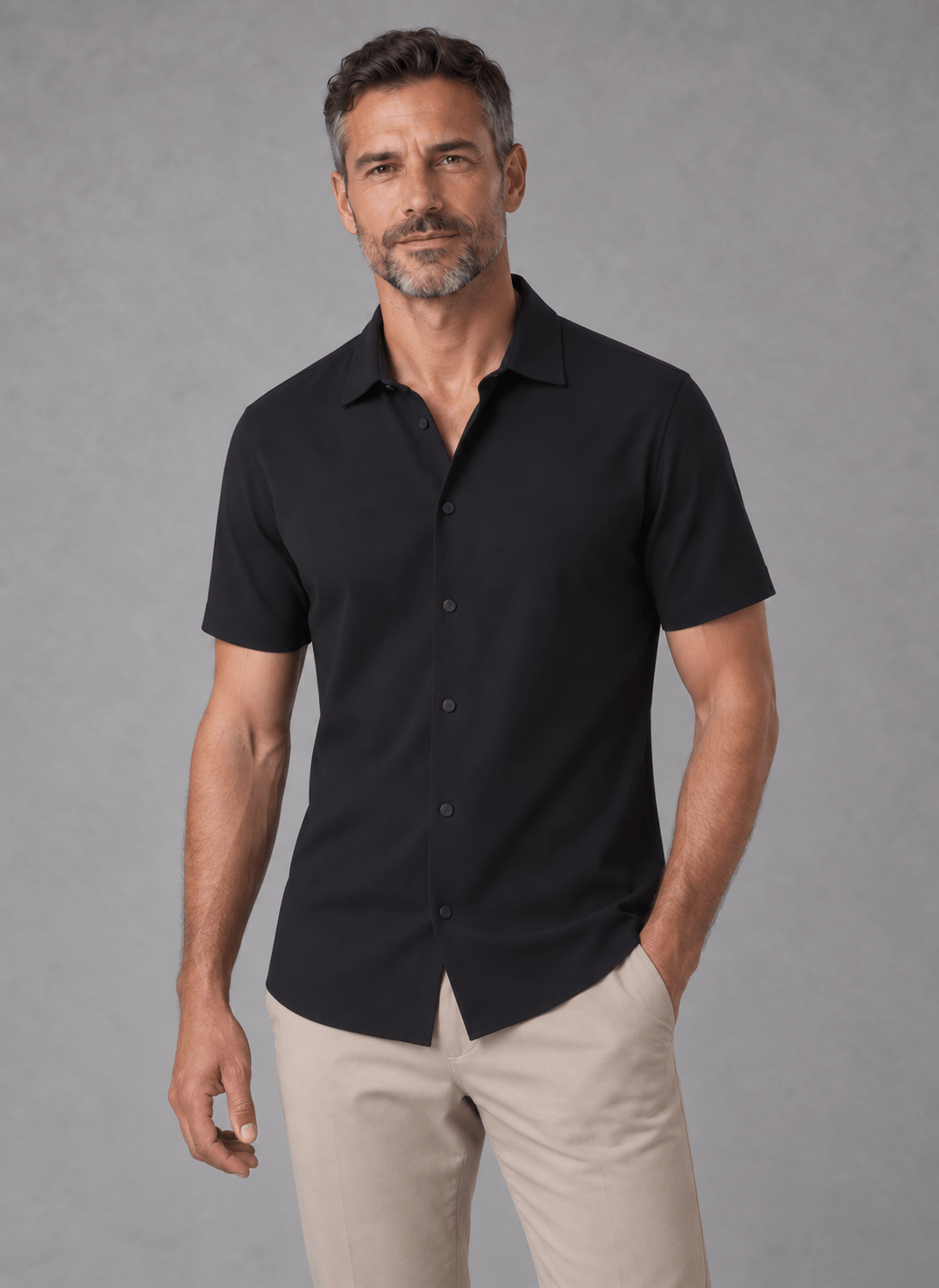 Camisa Manga Curta Malha Tecnológica