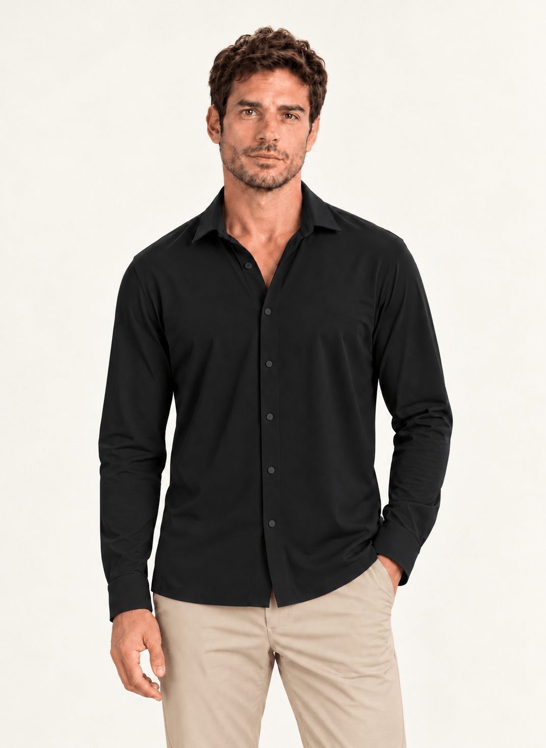 Camisa Masculina Manga Longa Malha Tecnológica Tng