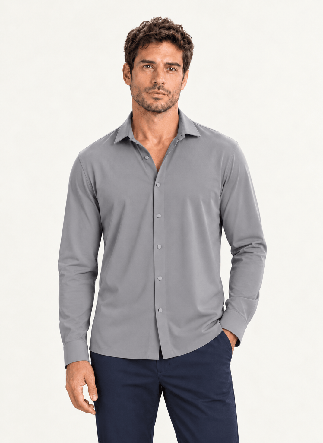 Camisa Masculina Manga Longa Malha Tecnológica Tng
